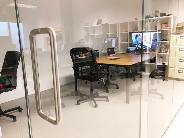 Goodboy Digital Ltd (Hackney, London): Top Hung Glass Sliding Door and Office Partition