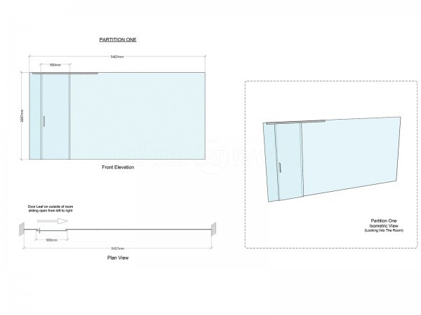 Goodboy Digital Ltd (Hackney, London): Top Hung Glass Sliding Door and Office Partition