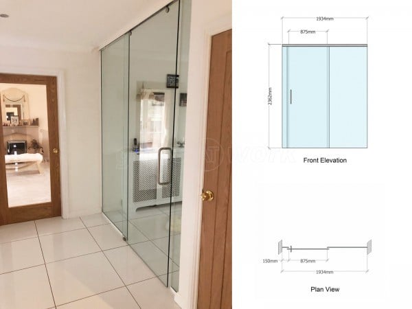 Domestic Project (Urmston, Manchester): Residential Glass Sliding Door