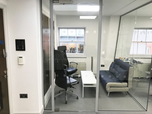 Blue Whale Capital LLP (West End, London): Glass Walled Corner Office