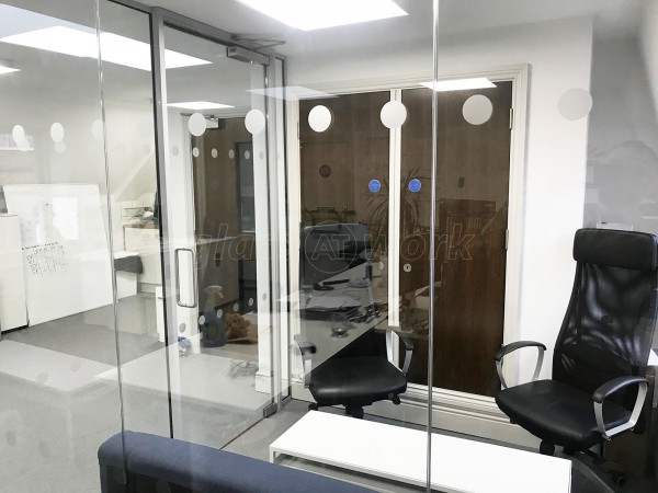 Blue Whale Capital LLP (West End, London): Glass Walled Corner Office