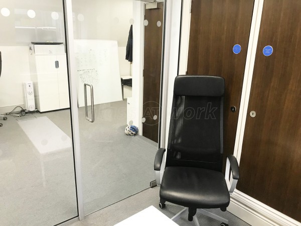 Blue Whale Capital LLP (West End, London): Glass Walled Corner Office