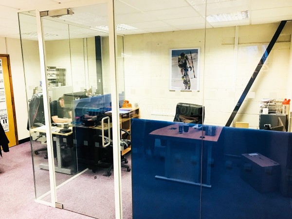 Labyrinth Computers Ltd (Yeovil, Somerset): Acoustic Glazed Corner Room (Soundproof Glass)