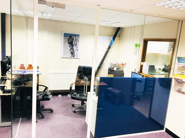 Labyrinth Computers Ltd (Yeovil, Somerset): Acoustic Glazed Corner Room (Soundproof Glass)