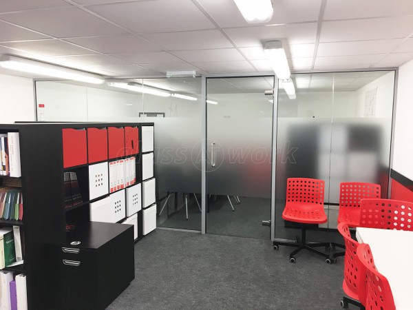 Mathnasium (Radlett, Hertfordshire): Office Glass Partitioning (With Soundproofing)