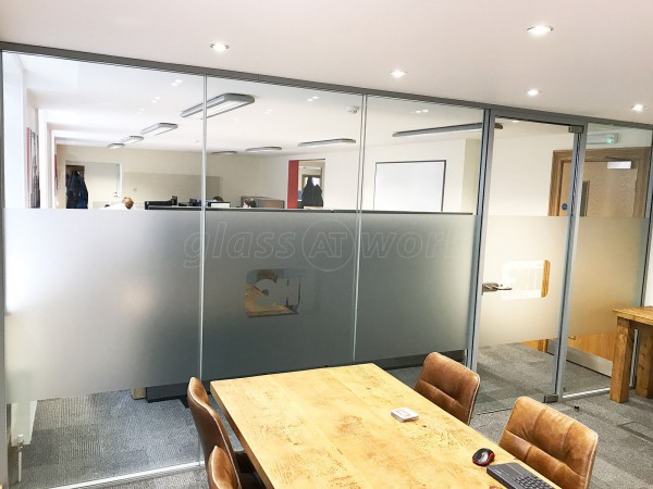 Royal IHC (Newcastle upon Tyne): Double Glazed Glass Office Partition