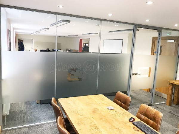 Royal IHC (Newcastle upon Tyne): Double Glazed Glass Office Partition