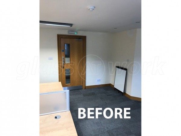 Royal IHC (Newcastle upon Tyne): Double Glazed Glass Office Partition