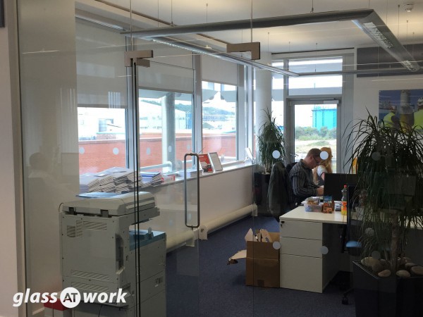 Global Wind Service (Lowestoft, Suffolk): Glass Office Partition