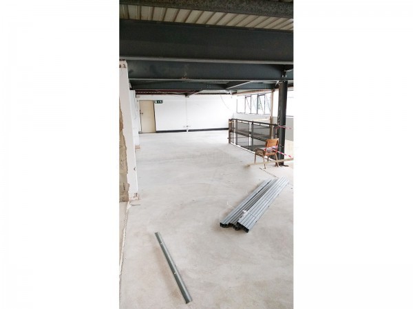 Allcoopers Limited (Kingsholm, Gloucester): Glass Partition For Mezzanine