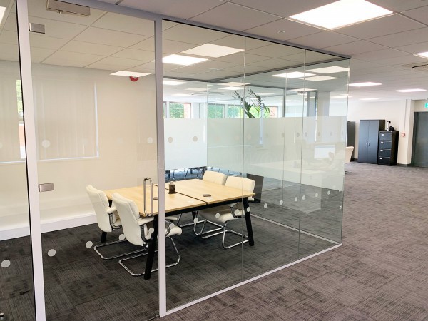 Acoustic Single Glazed Glass Office Partitioning