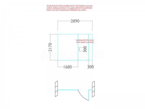 Gosling Ltd (Clapham Town, London): Small Glass Partition