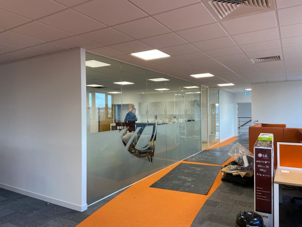 GWS Projects Ltd (Ashby-de-la-Zouch, Leicestershire): Glass Partition and Internal Canteen Fixed Windows Using Laminated Acoustic Glass