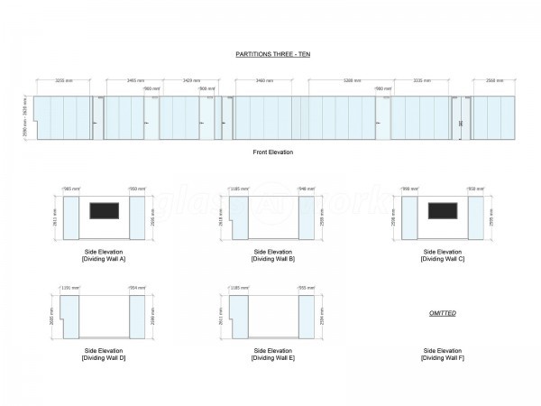 GWS Projects Ltd (Ashby-de-la-Zouch, Leicestershire): Glass Partition and Internal Canteen Fixed Windows Using Laminated Acoustic Glass