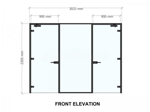 Hart Shoreditch Hotel London (Shoreditch, London): Acoustic Glass Office Partitions