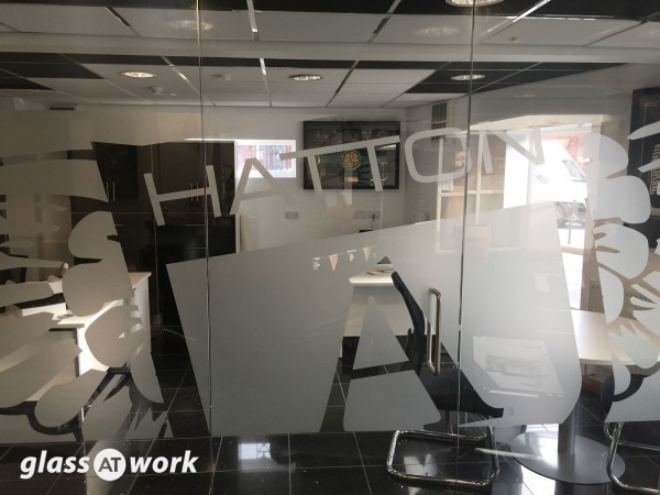 Hatton Academy (Hyde, Manchester): Glass Office Partition