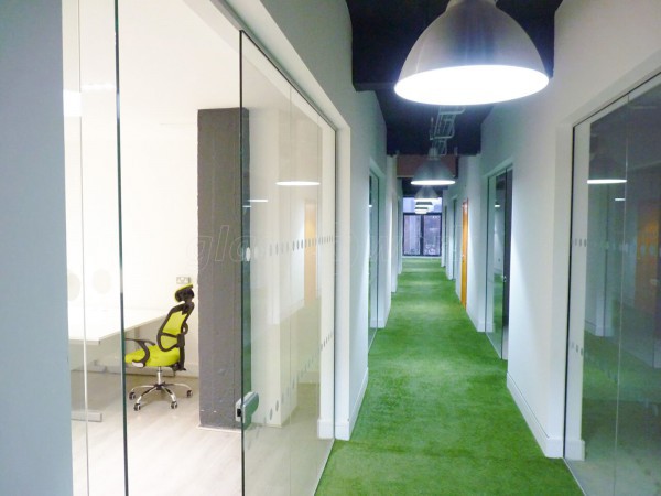 Hub Squared (Baltic Triangle, Liverpool): Multi-Floor Large Scale Glass Office Partition Fit-out