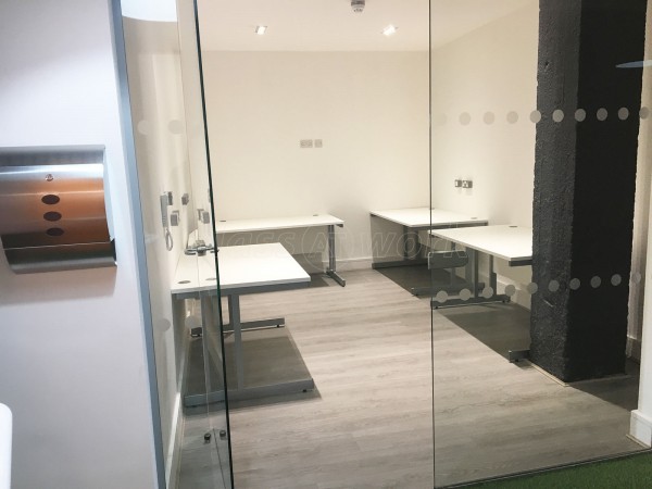 Hub Squared (Baltic Triangle, Liverpool): Multi-Floor Large Scale Glass Office Partition Fit-out