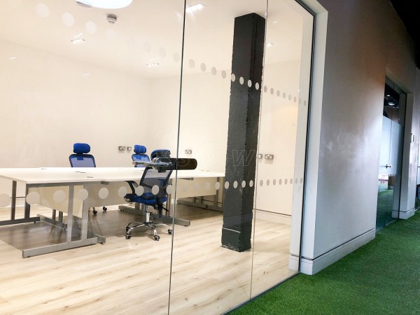 Hub Squared (Baltic Triangle, Liverpool): Multi-Floor Large Scale Glass Office Partition Fit-out