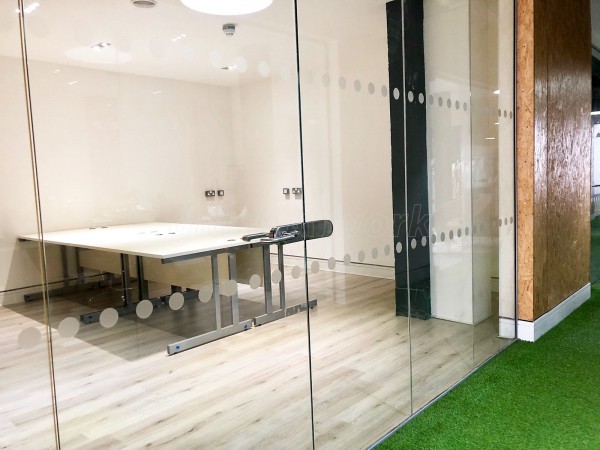 Hub Squared (Baltic Triangle, Liverpool): Multi-Floor Large Scale Glass Office Partition Fit-out