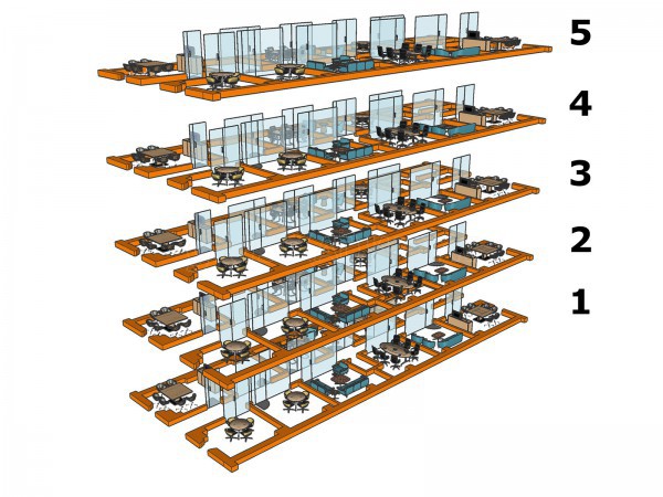 Hub Squared (Baltic Triangle, Liverpool): Multi-Floor Large Scale Glass Office Partition Fit-out