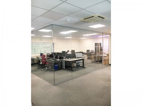 Leisure Electronics Ltd (Holderness, Kingston upon Hull): Glass Corner Office and Glass Partition Wall