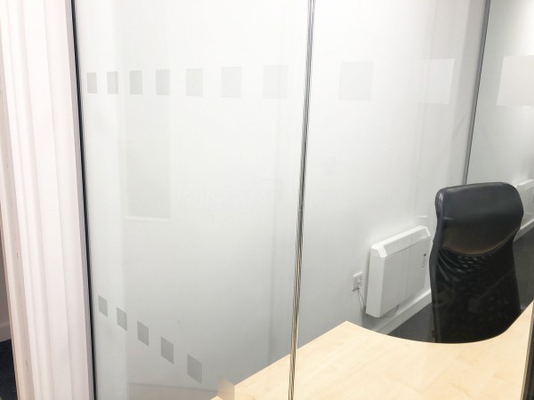 Herald Wealth Management (Shrewsbury, Shropshire): Adjoining Frameless Glass Partitioned Offices With Frameless Glass Doors