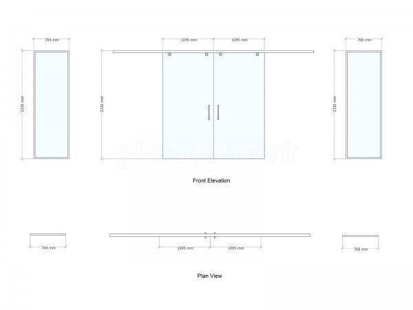 Hype Building (Stoke On Trent, Staffordshire): Glass Sliding Double Doors