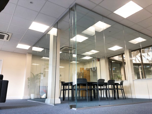 IPassport Limited (Croydon, Greater London): Three Sided Glass Room and Glazed Office