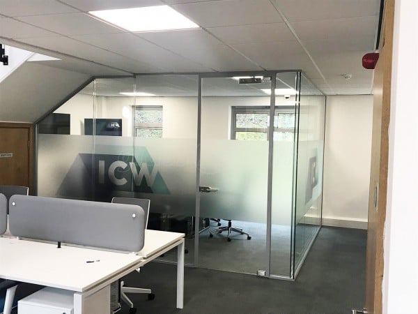 Double Glazed Frameless Glass Office Partitioning