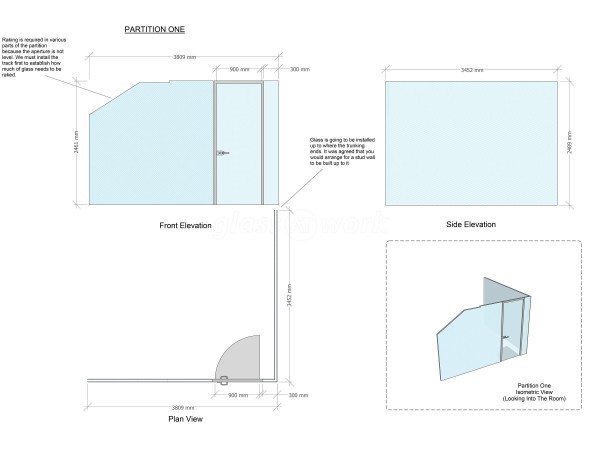ICW Building Control (South Shields, Tyne and Wear): Double Glazed Corner Boardroom With Soundproofed Glazing