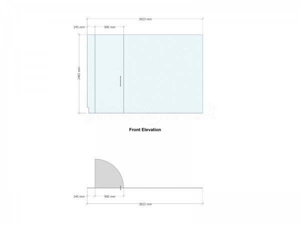 Incat Crowther (Romsey, Hampshire): Toughened Glass Screen Room Divider For Office