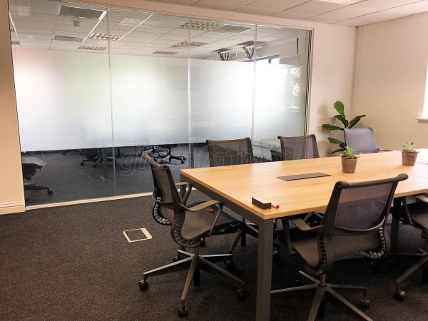 Double Glazed Frameless Glass Office Partitioning