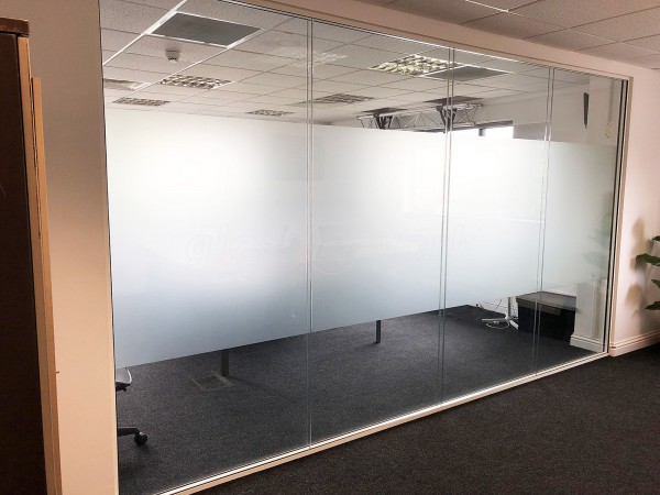 infiLED (Melksham, Wiltshire): Acoustic Double Glazed Separating Partition Wall [With Soundproofing]