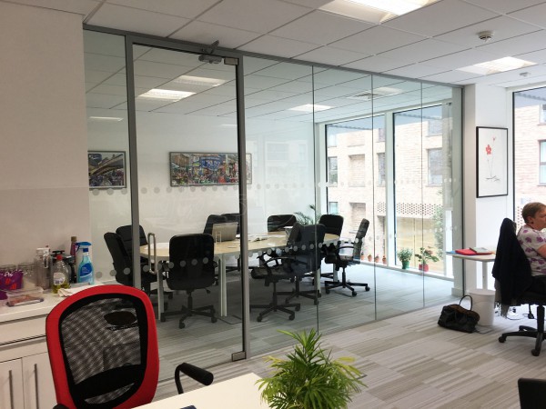 Wendy Fisher Consulting (Lewisham, London): Acoustic Glass Partition with Framed Glass Door