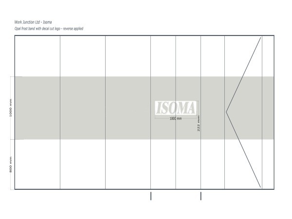 Isoma Limited (Swadlincote, Derbyshire): Laminated Acoustic Glass Corner Room With Logo