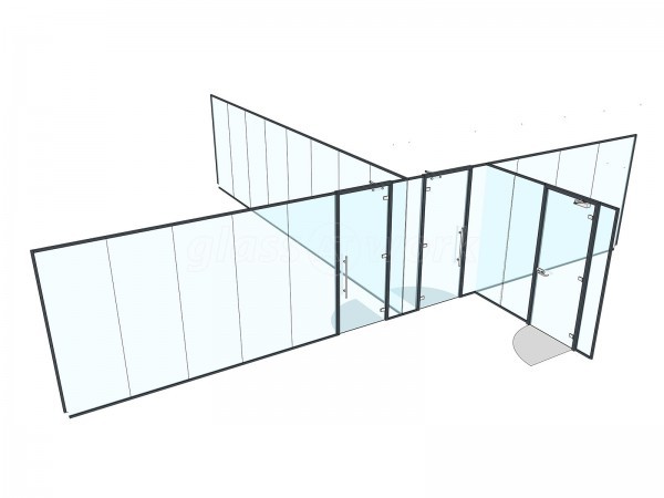 iungo Solutions (Harbourside, Bristol): Acoustic Glass Office Partitions