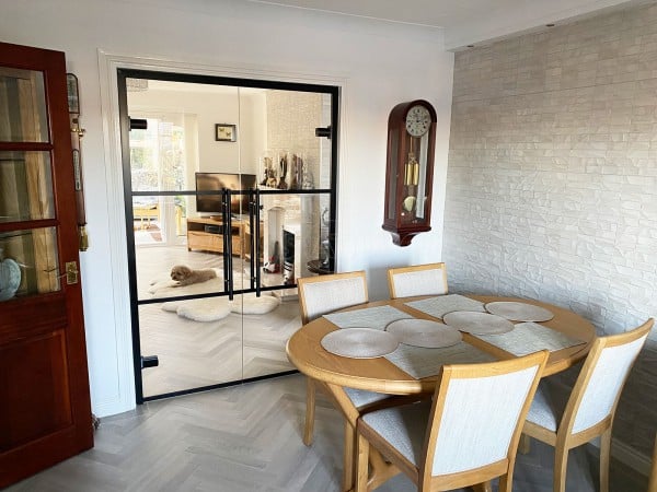 Domestic Project (Wigan, Lancashire): T-Bar Glass Double Doors
