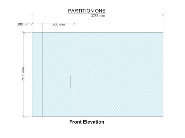 J J Churchill (Nuneaton, Leicestershire): Toughened Glass Office Partition With Bespoke Window Film