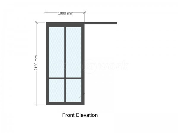 Residential Project (Elstree, Hertfordshire): T-Bar Slimline (Art Deco Style) Glass Walls and Sliding Doors