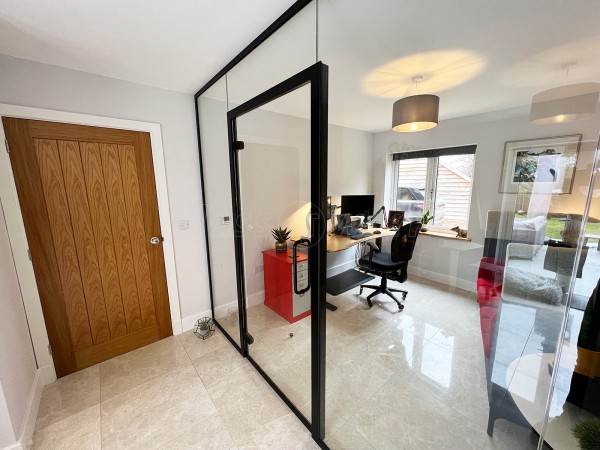 Domestic Project (Kettering, Northamptonshire): Home Office Glass Partition Using Acoustic Glazing