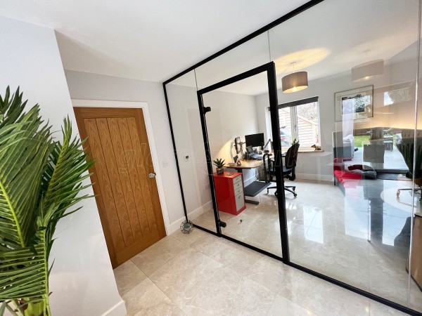 Domestic Project (Kettering, Northamptonshire): Home Office Glass Partition Using Acoustic Glazing