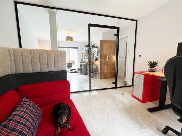 Domestic Project (Kettering, Northamptonshire): Home Office Glass Partition Using Acoustic Glazing