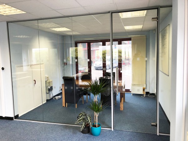 Hancock & Parsons (Ashford, Kent): Single Glazed Acoustic Glass Partition Wall