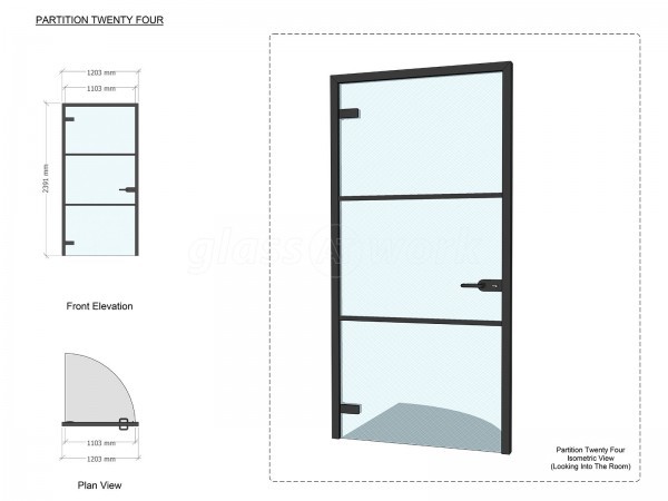 Glass Partitions at Kent Commercial Kitchens (Ashford, Kent): T-Bar ...