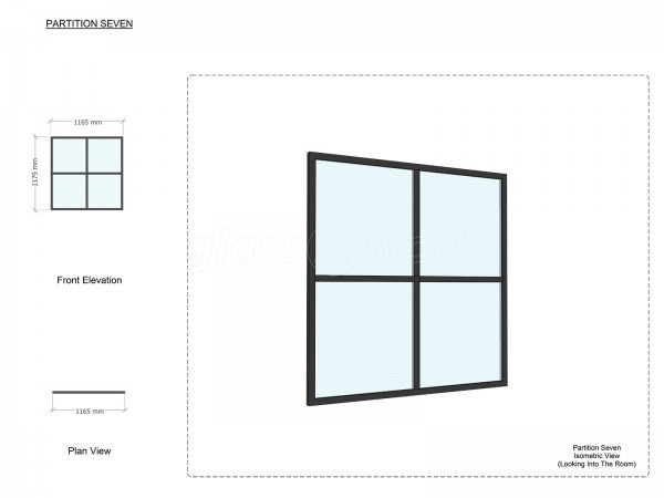 Kent Commercial Kitchens (Ashford, Kent): T-Bar Industrial-Style Glass Office Fit-Out Using Acoustic Glass For Soundproofing