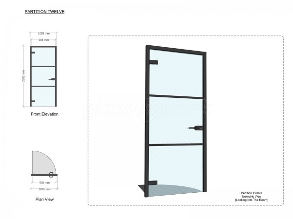 Kent Commercial Kitchens (Ashford, Kent): T-Bar Industrial-Style Glass Office Fit-Out Using Acoustic Glass For Soundproofing