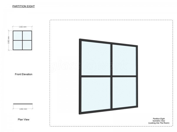 Kent Commercial Kitchens (Ashford, Kent): T-Bar Industrial-Style Glass Office Fit-Out Using Acoustic Glass For Soundproofing