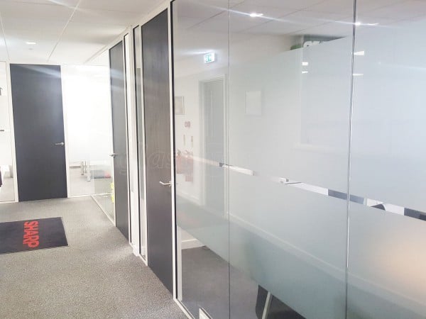 Workspace 365 (Swanley, Kent): Glass Office Partition With Timber Door