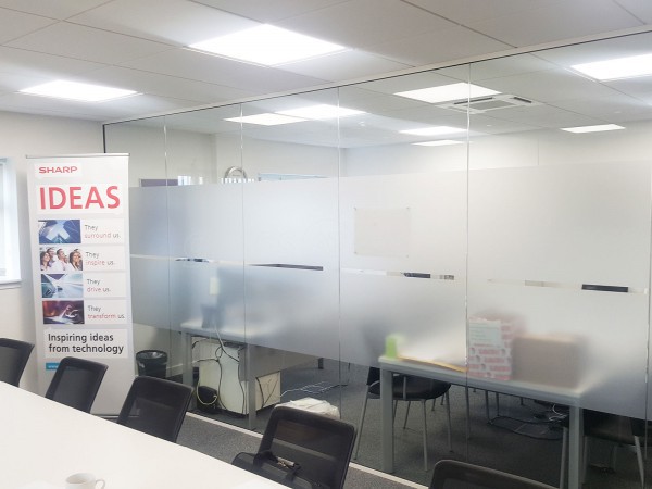 Workspace 365 (Swanley, Kent): Glass Office Partition With Timber Door